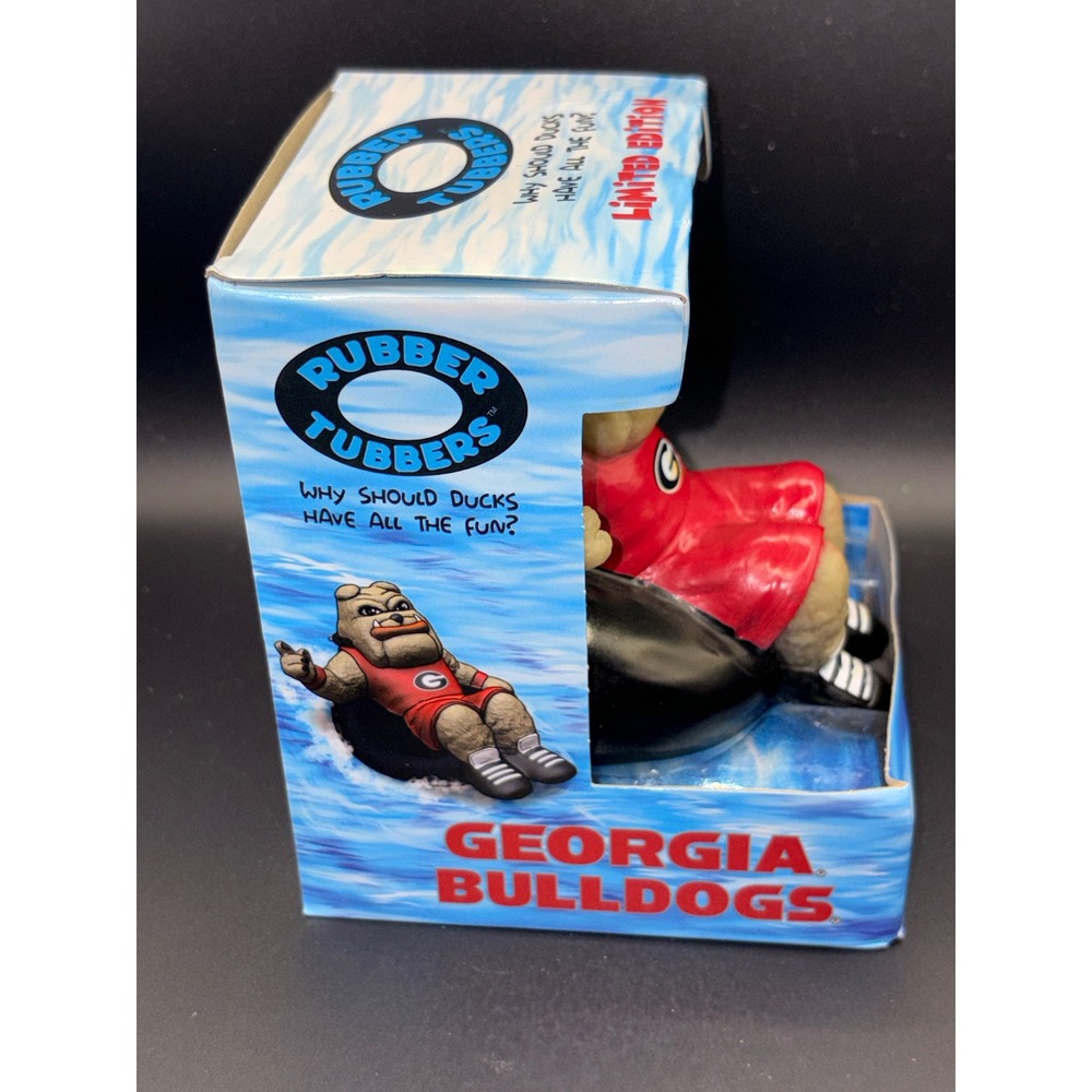 Georgia Bulldogs Hairy Dawg Rubber Tubbers Limited Edition Floating Mascot Toy - Picture 3 of 5